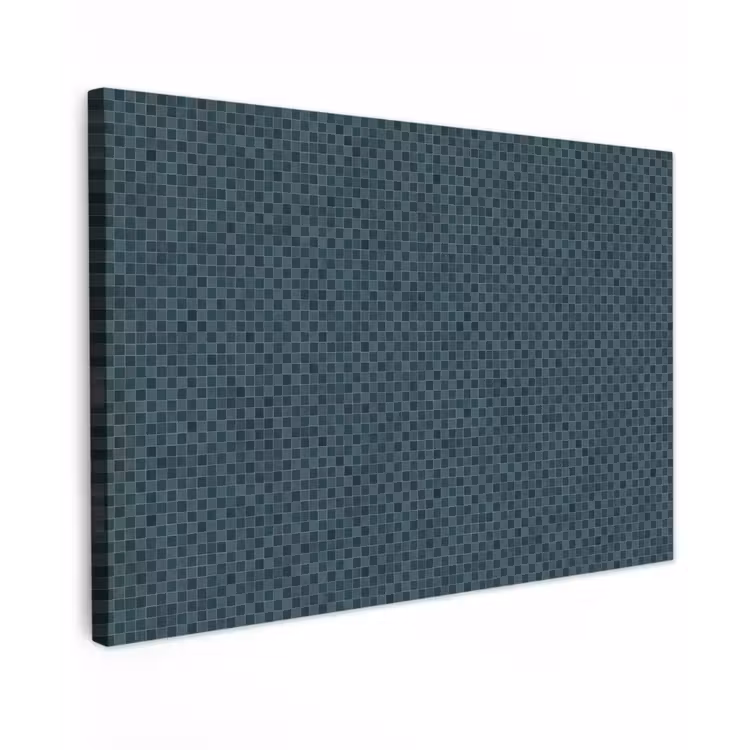 Patroon - Mozaïek - Groen Tuinposter op houten frame 2 cm dik klein 845 -3d