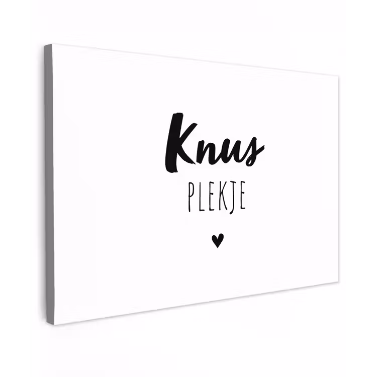 Quotes - Knus plekje - Tuin - Tekst Tuinposter op houten frame 2 cm dik klein -3d