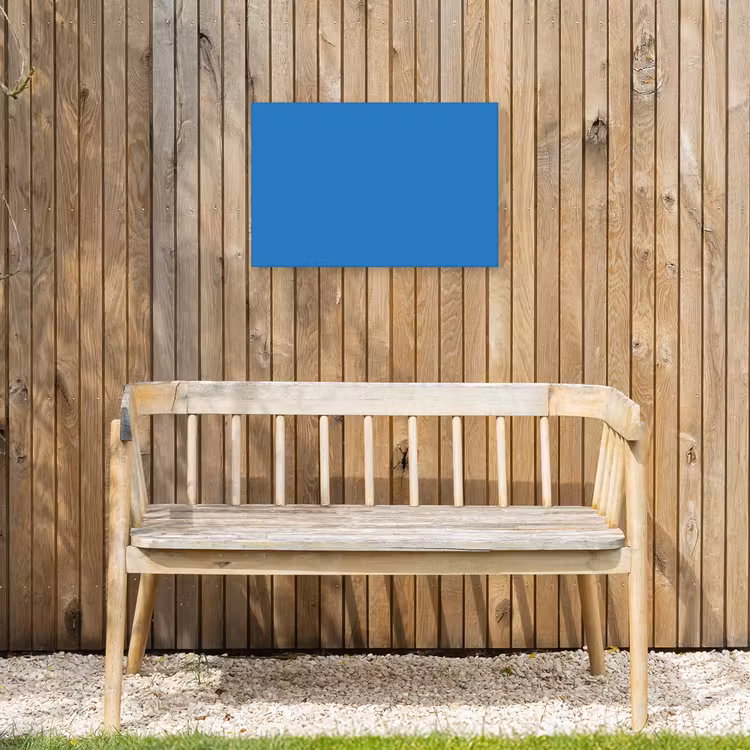 Royal - Blue - Blauw Tuinposter op houten frame 2 cm dik klein 845 -sfeer4