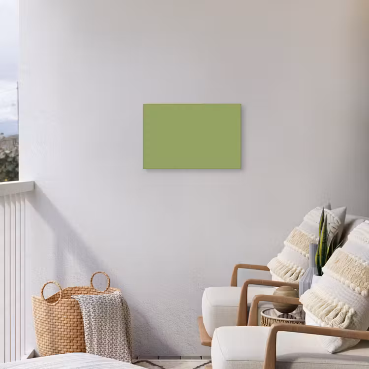 Sage - Green - Groen Tuinposter op houten frame 2 cm dik klein 845 -sfeer1