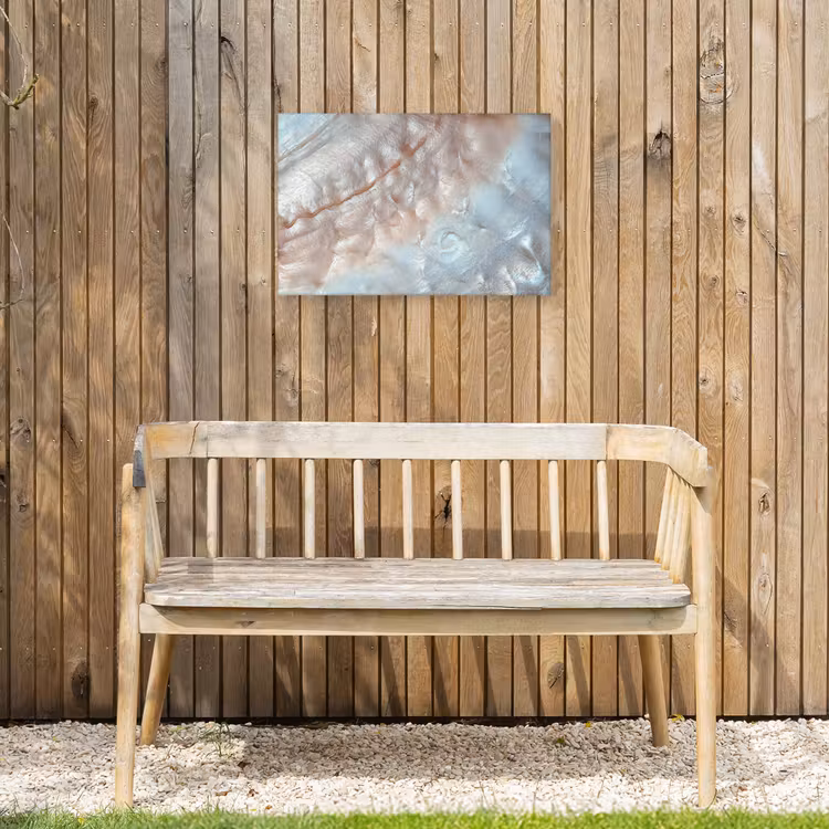 Schelpen - Abstract - Natuur Tuinposter op houten frame 2 cm dik klein -sfeer4