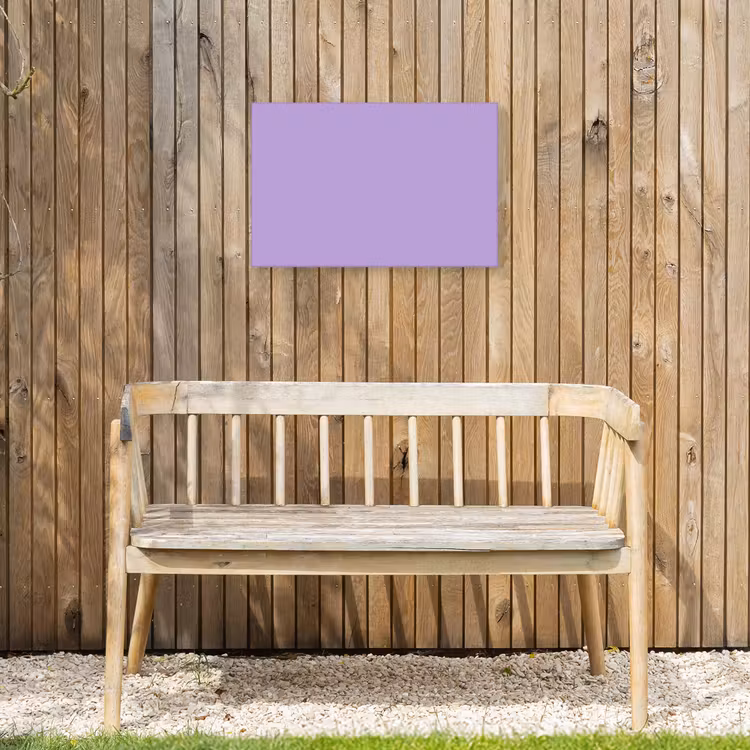 Soft - Lavender - Paars Tuinposter op houten frame 2 cm dik klein 845 -sfeer4