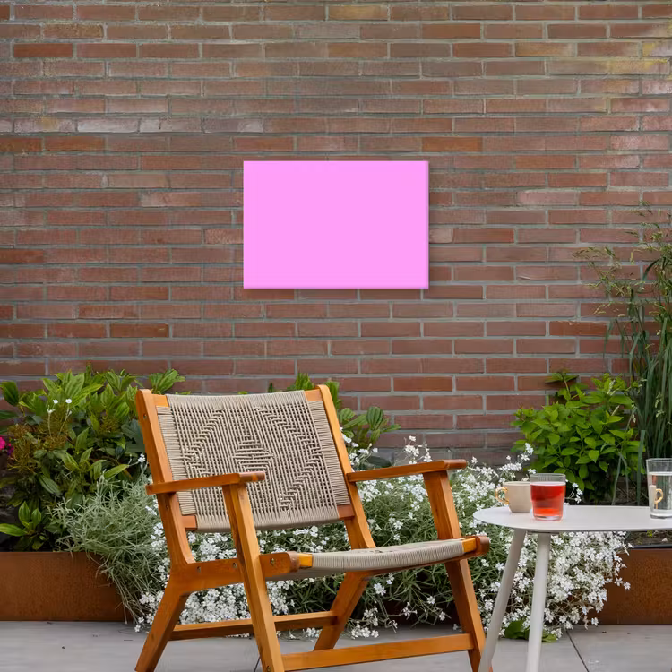 Soft - Lavender - Roze Tuinposter op houten frame 2 cm dik klein 845 -sfeer3
