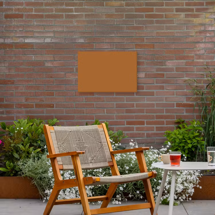 Spiced - Cinnamon - Bruin Tuinposter op houten frame 2 cm dik klein 845 -sfeer3