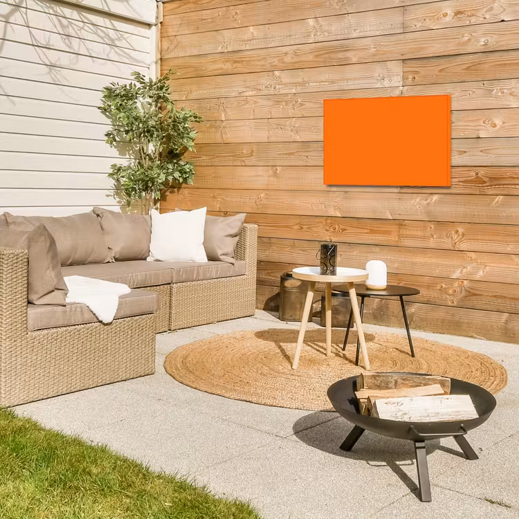 Spiced - Pumpkin - Oranje Tuinposter op houten frame 2 cm dik klein 845 -sfeer2