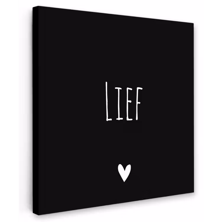 Spreuken - Lief - Quotes Tuinposter op houten frame 2 cm dik middel -3d