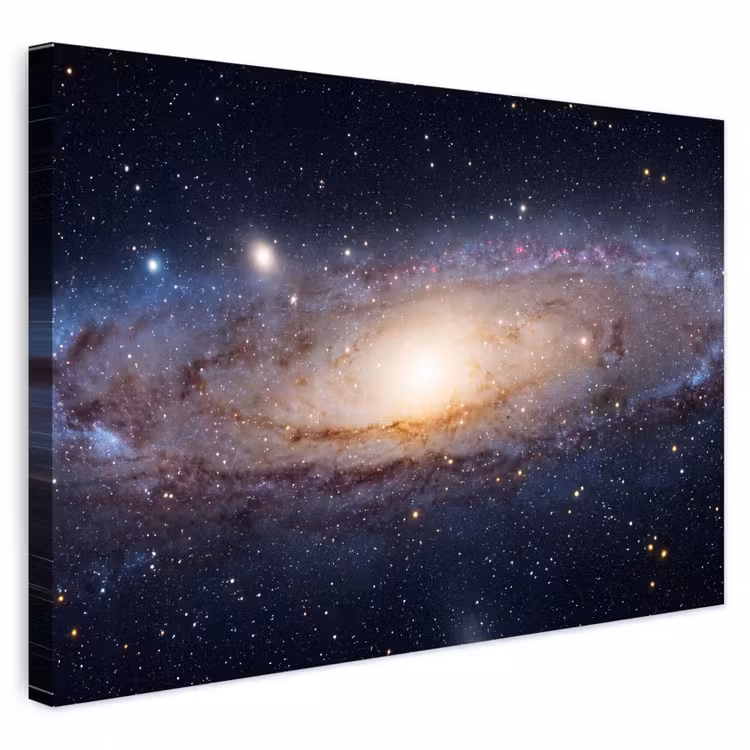 Buiten canvas - Sterrenstelsel - Ruimte - Kosmos - Sterrenstelsel - Ruimte - Kosmos Tuinposter op houten frame 2 cm dik klein