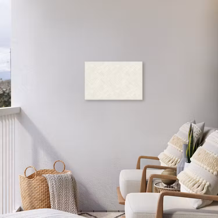 Textuur - Abstract - Beige Tuinposter op houten frame 2 cm dik klein 845 -sfeer1