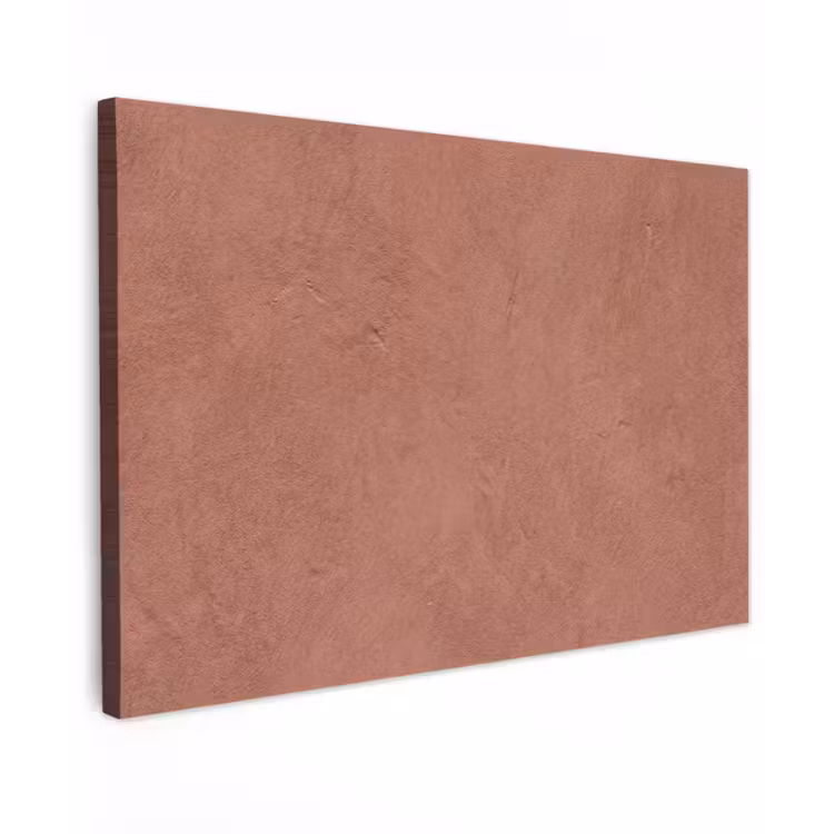 Textuur - Roodbruin - Grof - Modern Tuinposter op houten frame 2 cm dik klein -3d