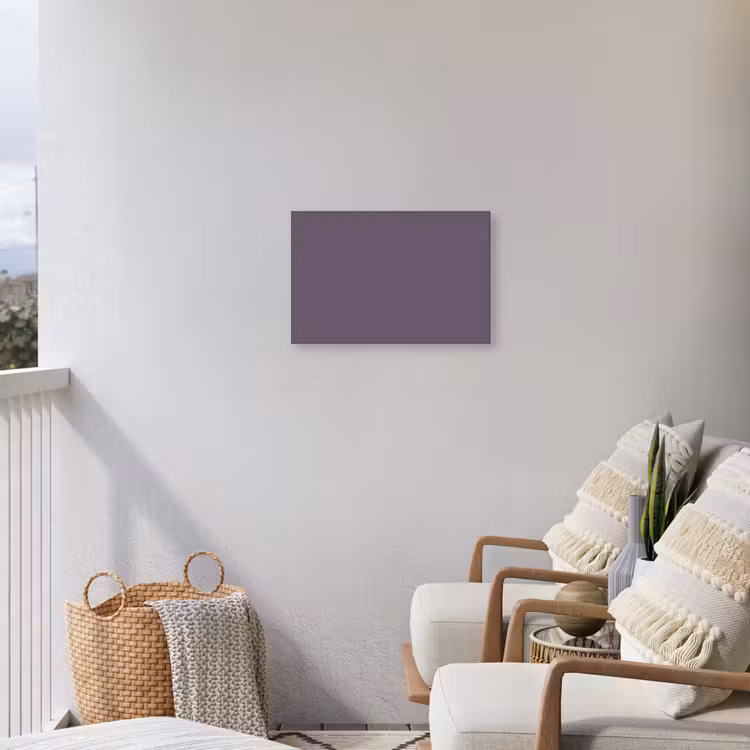 Velvet - Aubergine - Paars Tuinposter op houten frame 2 cm dik klein 845 -sfeer1