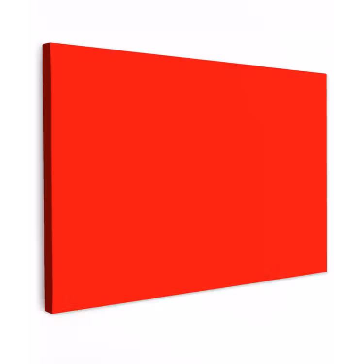 Vibrant - Vermilion - Rood Tuinposter op houten frame 2 cm dik klein 845 -3d