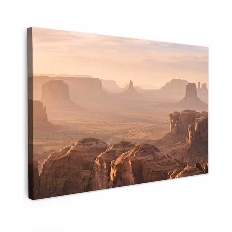 Woestijn - Landschap - Natuur Tuinposter op houten frame 2 cm dik klein -3d