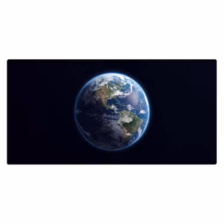 Bureau onderlegger - Aarde - Ruimte - Kosmos - Aarde - Ruimte - Kosmos Muismat XXL klein