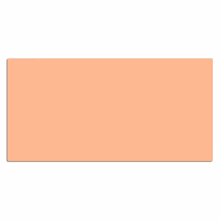 Abrikoos - Roze - Pastel - Effen - Kleur Muismat XXL klein -3d_leeg