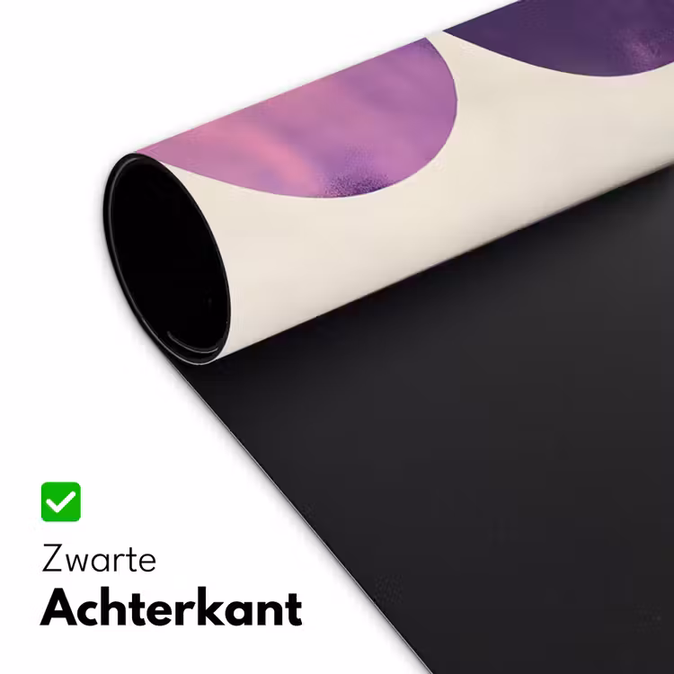 Abstract - Cirkels - Paars Muismat XXL klein -sfeer2