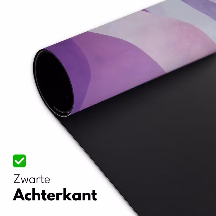 Abstract - Heuvels - Landschap - Paars Muismat XXL klein -sfeer2