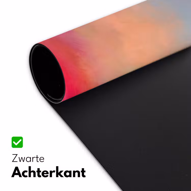 Abstract - Kleuren - Modern - Roze Muismat XXL klein -sfeer2