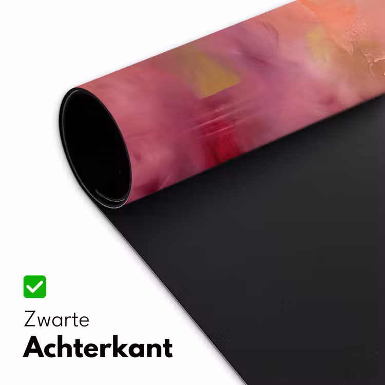 Abstract - Kleuren - Modern - Roze - Paars Muismat XXL klein -sfeer2