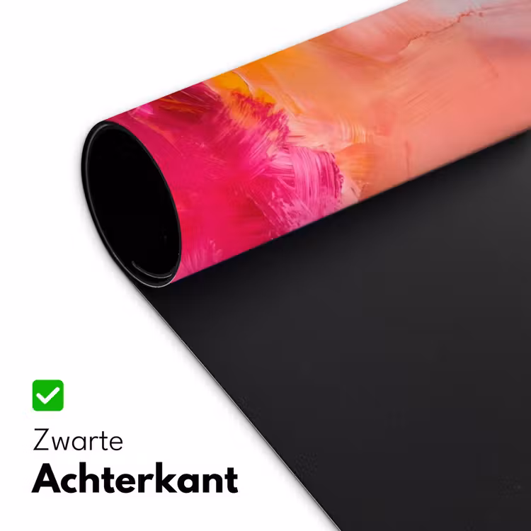 Abstract - Kleurrijk - Modern - Roze Muismat XXL klein -sfeer2