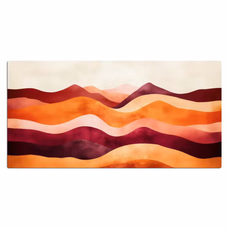 Abstract - Landschap - Golven Muismat XXL klein -3d_leeg