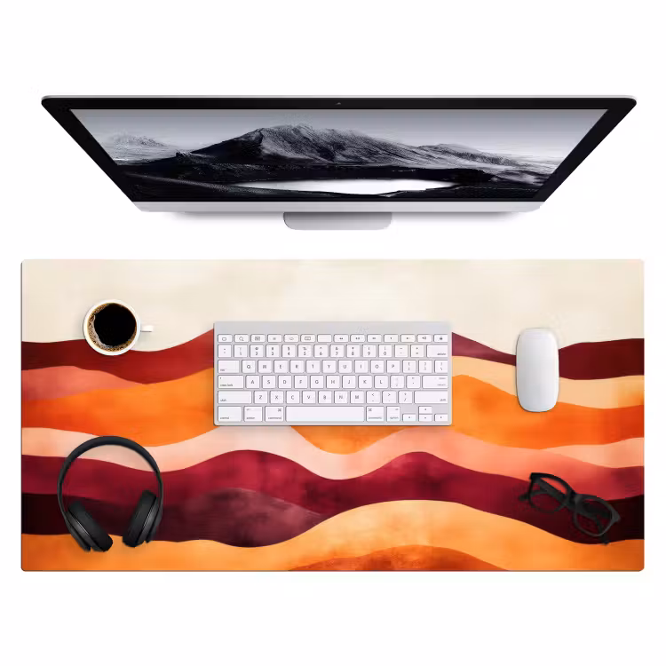 Abstract - Landschap - Golven Muismat XXL klein -3d