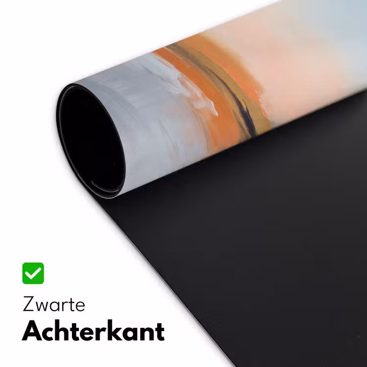 Abstract - Landschap - Horizon - Modern - Kleurrijk Muismat XXL klein -sfeer2