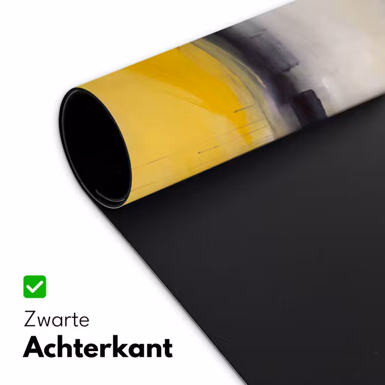 Abstract - Landschap - Modern - Geel Muismat XXL klein -sfeer2