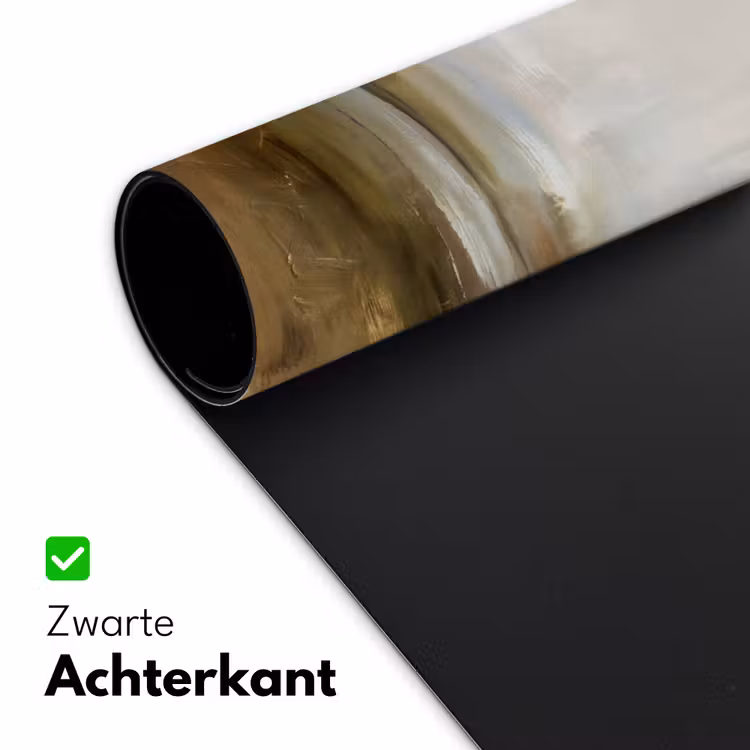 Abstract - Landschap - Natuur - Beige - Bruin Muismat XXL klein -sfeer2