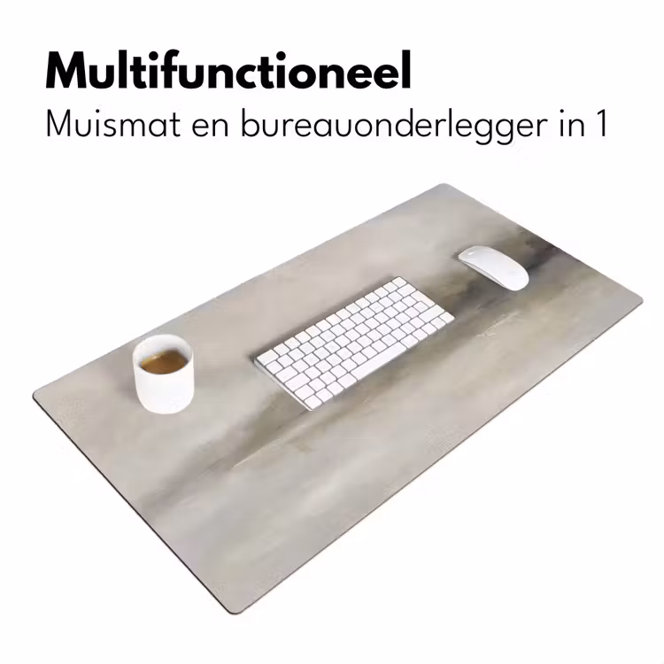 Abstract - Landschap - Nevel - Modern - Grijs Muismat XXL klein -sfeer4