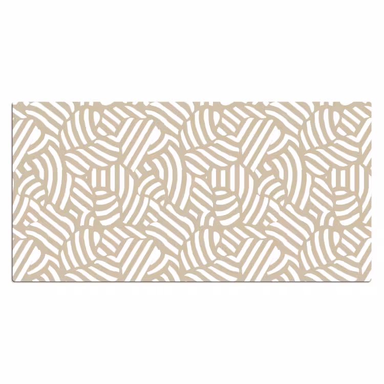 Abstract - Modern - Beige Muismat XXL klein 681 -3d_leeg