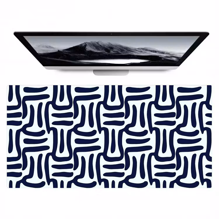 Abstract - Modern - Blauw Muismat XXL klein 681 -zzz3d