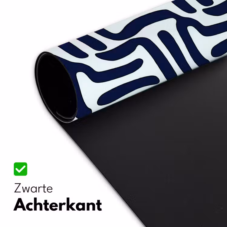 Abstract - Modern - Blauw Muismat XXL klein 681 -sfeer2