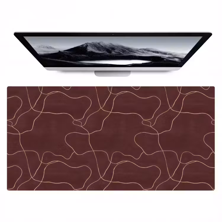 Abstract - Modern - Bruin Muismat XXL klein 681 -zzz3d
