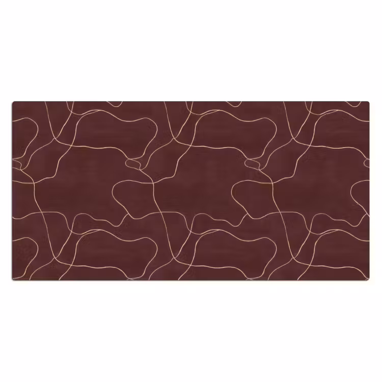 Abstract - Modern - Bruin Muismat XXL klein 681 -3d_leeg