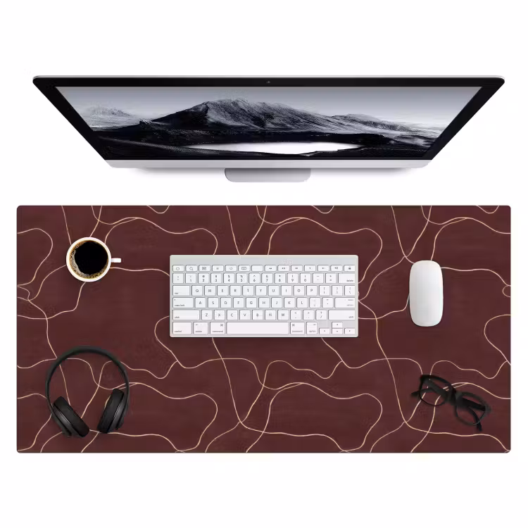 Abstract - Modern - Bruin Muismat XXL klein 681 -3d