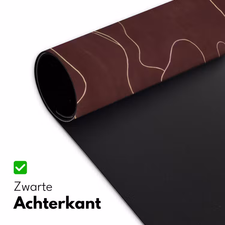 Abstract - Modern - Bruin Muismat XXL klein 681 -sfeer2