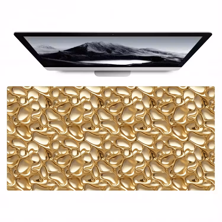 Abstract - Modern - Goud Muismat XXL klein 681 -zzz3d