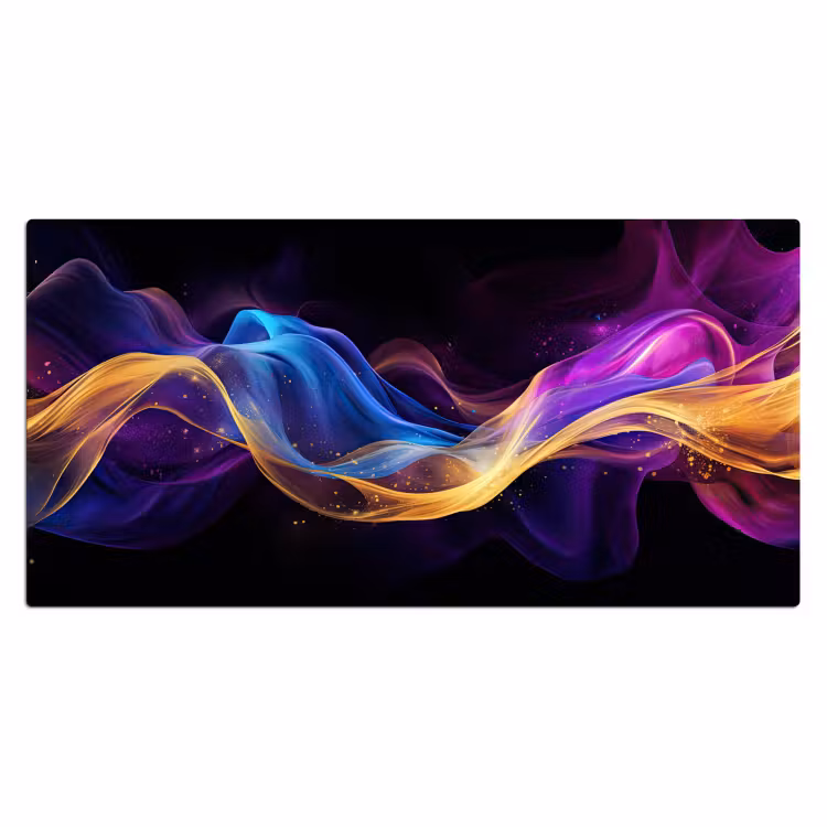 abstract-neon-goud-gaming Muismat XXL klein -3d_leeg