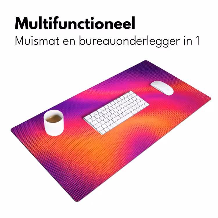 Abstract - Patroon - Kleurverloop Muismat XXL klein -sfeer4