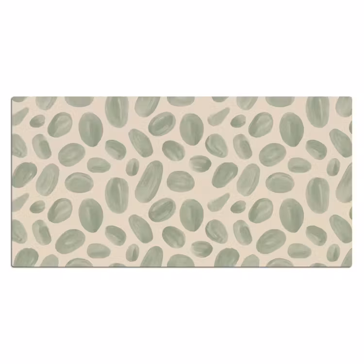 Abstract - Patroon - Organisch - Groen - Modern Muismat XXL klein -3d_leeg