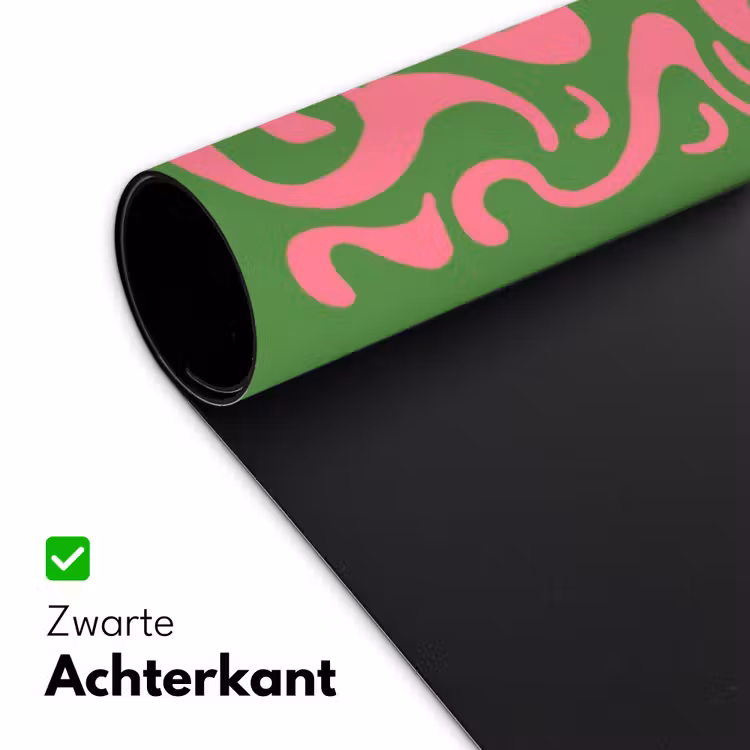 Abstract - Roze - Ciao - Vormen Muismat XXL klein -sfeer2