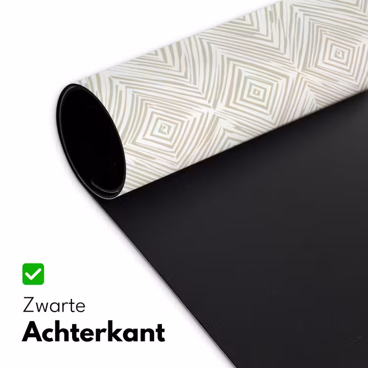 Abstract - Ruiten - Beige Muismat XXL klein 681 -sfeer2