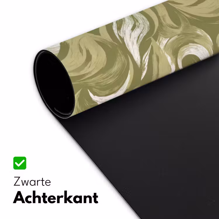 Abstract - Textuur - Groen Muismat XXL klein 681 -sfeer2