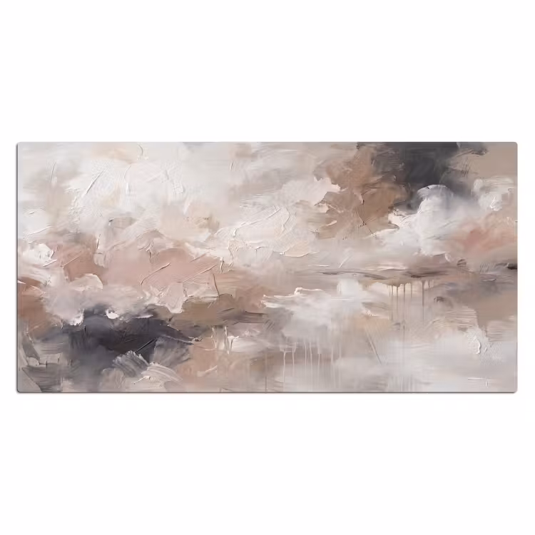 Abstract - Textuur - Kunst - Modern - Beige Muismat XXL klein -3d_leeg