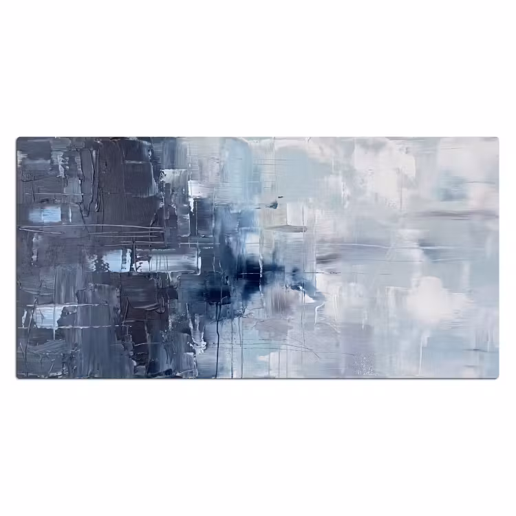 Abstract - Textuur - Kunst - Modern - Blauw Muismat XXL klein -3d_leeg