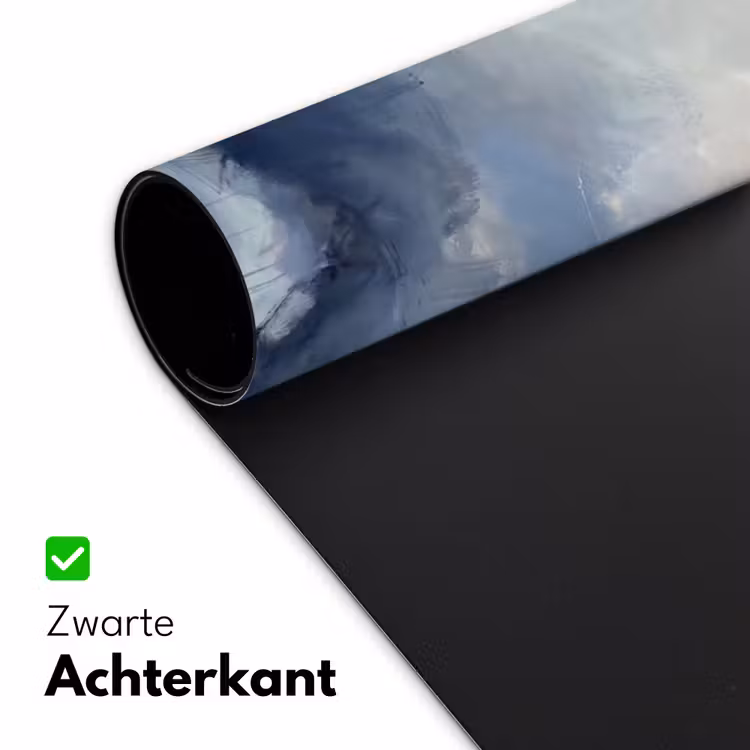 Abstract - Wolken - Modern - Blauw - Kunst Muismat XXL klein -sfeer2
