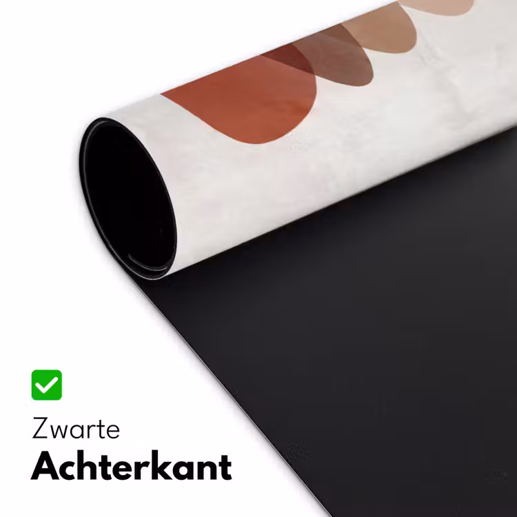 Abstractie - Gestapeld - Balans - Modern - Aardetinten Muismat XXL klein -sfeer2