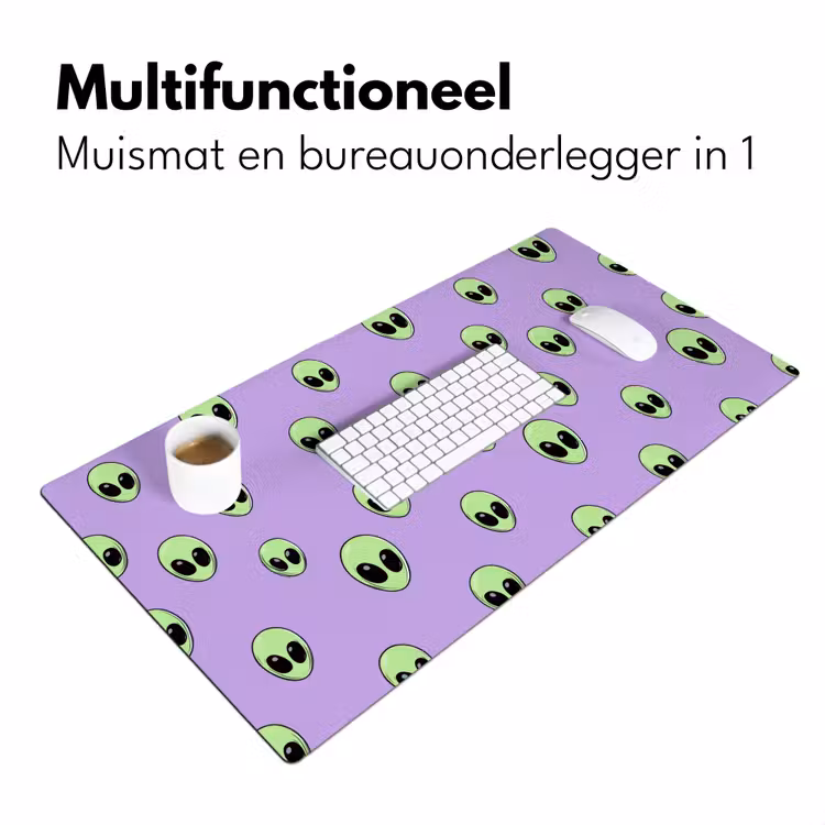 Alien - Retro - Lila Muismat XXL klein 681 -sfeer4