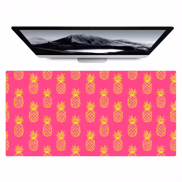 Ananas - Trendy - Roze Muismat XXL klein 681 -zzz3d