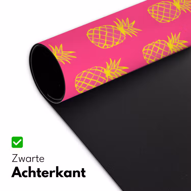 Ananas - Trendy - Roze Muismat XXL klein 681 -sfeer2